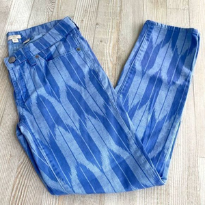 J.Crew Ikat Print Toothpick Stretch Skinny Jeans | Blue Size‎ 27